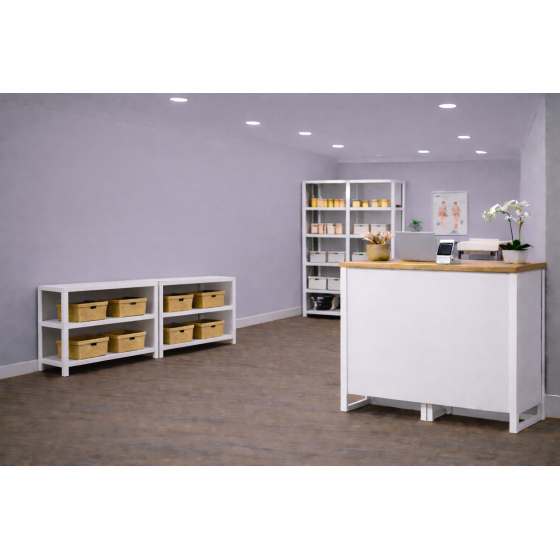 Estantería modular 40 cm 5 huecos | Sistema UNIA