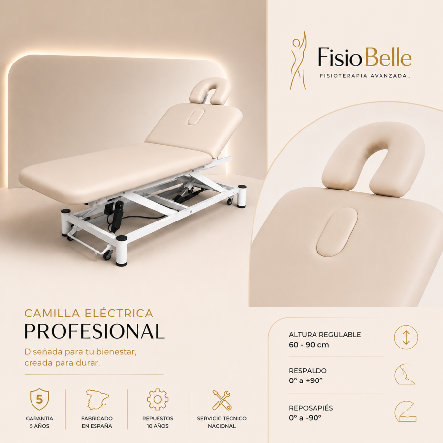 Cabezal de Herradura para Camilla FisioBelle | Profesional
