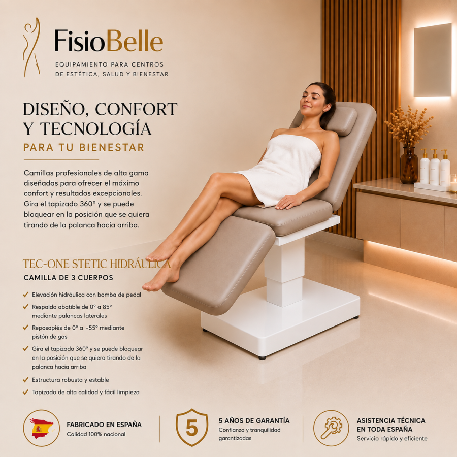 Camilla Hidráulica 3 Cuerpos Tec-One | 414€ IVA y Envío Incluido