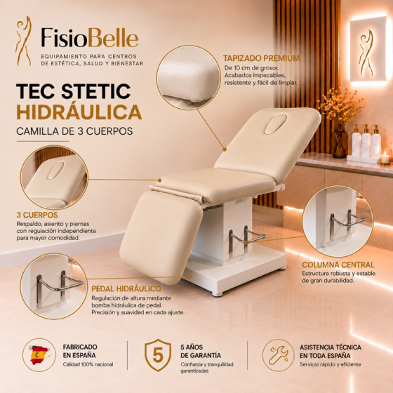 Camilla Hidráulica 3 Cuerpos Tec-One | 414€ IVA y Envío Incluido