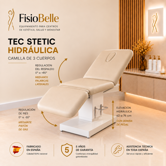 Camilla Hidráulica 3 Cuerpos Tec-One | 414€ IVA y Envío Incluido