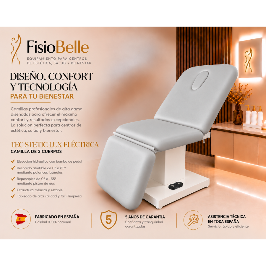 Camilla Eléctrica Tec Setic LUX| 599 € IVA y Envío Incluido |