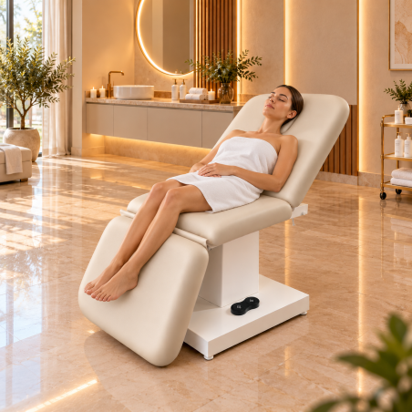 Camilla estética eléctrica 3 c 2 motores Tec-Stetic Lux Fisiobelle