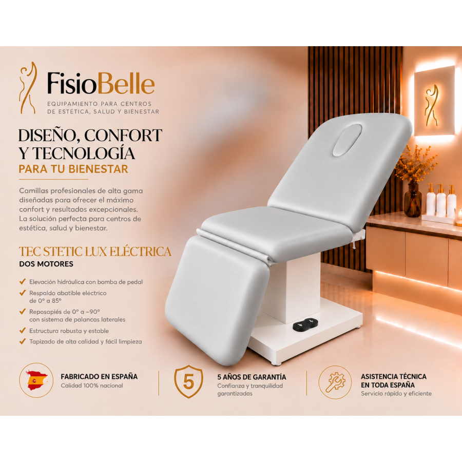 Camilla Eléctrica Tec Setic LUX| 599 € IVA y Envío Incluido |