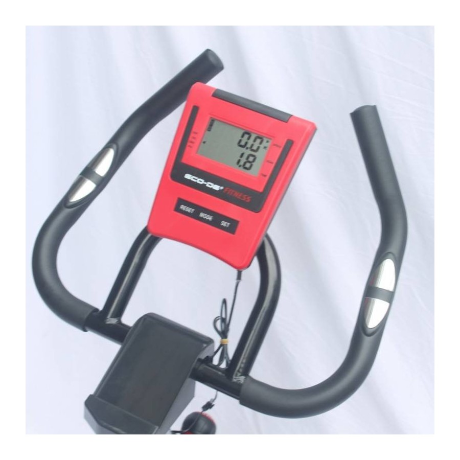 Bicicleta Spinning Fit Pro. con pulsómetro, Pantalla LCD y Resistencia Variable a 20kgrs Fisiobelle