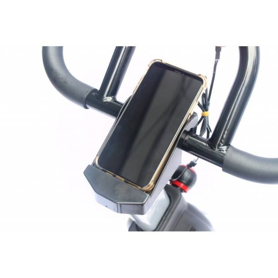 Bicicleta Spinning Fit Pro. con pulsómetro, Pantalla LCD y Resistencia Variable a 20kgrs Fisiobelle