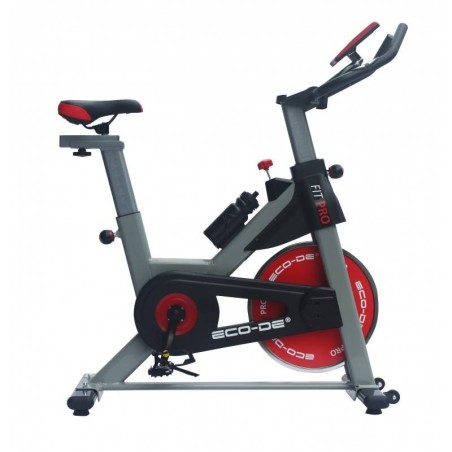 Bicicleta Spinning Fit Pro. con pulsómetro, Pantalla LCD y Resistencia Variable a 20kgrs Fisiobelle