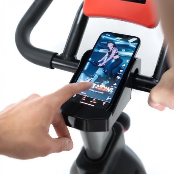 Bicicleta Spinning Fit Pro. con pulsómetro, Pantalla LCD y Resistencia Variable a 20kgrs Fisiobelle