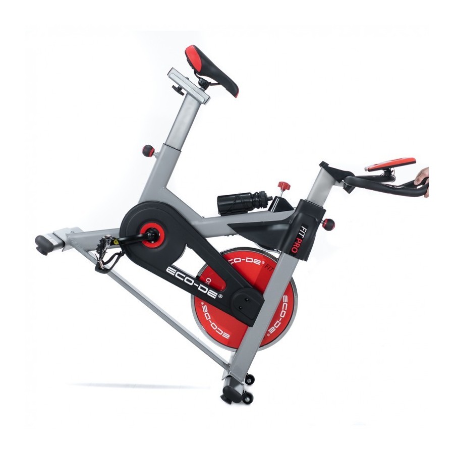 Bicicleta Spinning Fit Pro. con pulsómetro, Pantalla LCD y Resistencia Variable a 20kgrs Fisiobelle